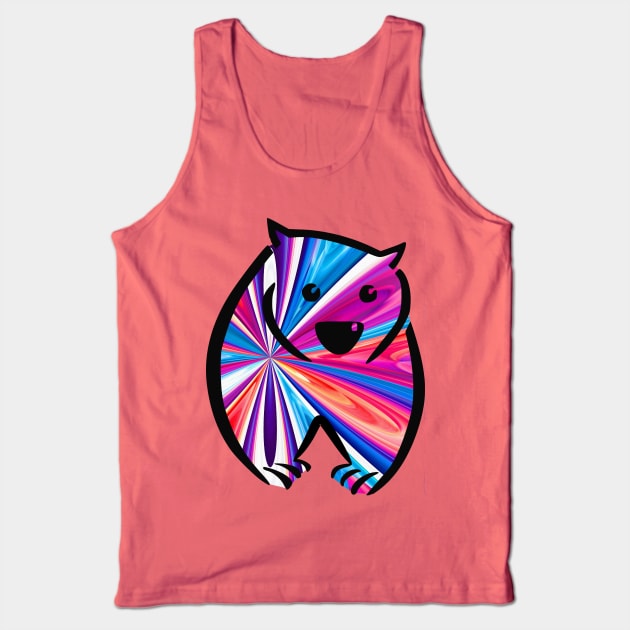 Colorful Wombat 2 Tank Top by Shrenk